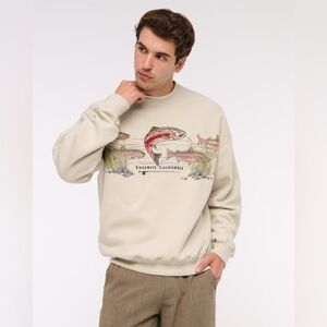 Abercrombie Men’s Fishing Graphic Sweatshirt
